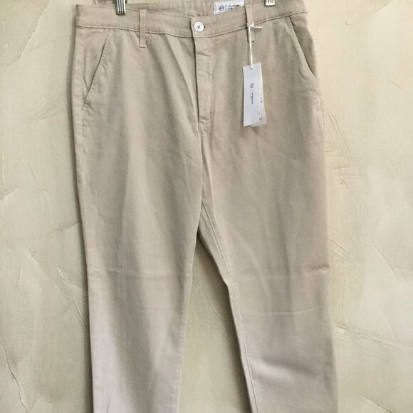 AG Adriano Goldschmied Women Size 31 Caden Trouser Pant Beige Taupe Tailored NWT - Picture 11 of 16